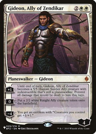 Gideon, Ally of Zendikar (Battle for Zendikar)